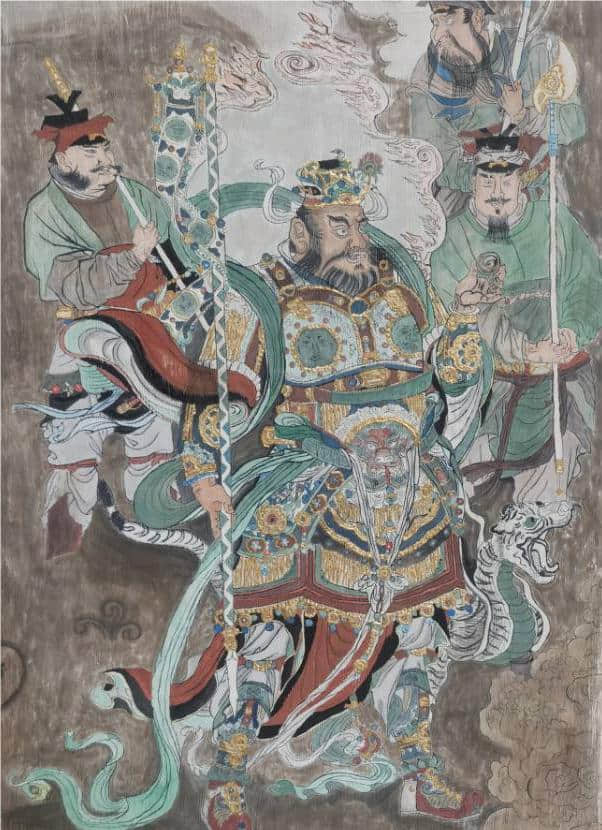 赵铎胜《永乐宫壁画白虎星君》刘先凤.jpg