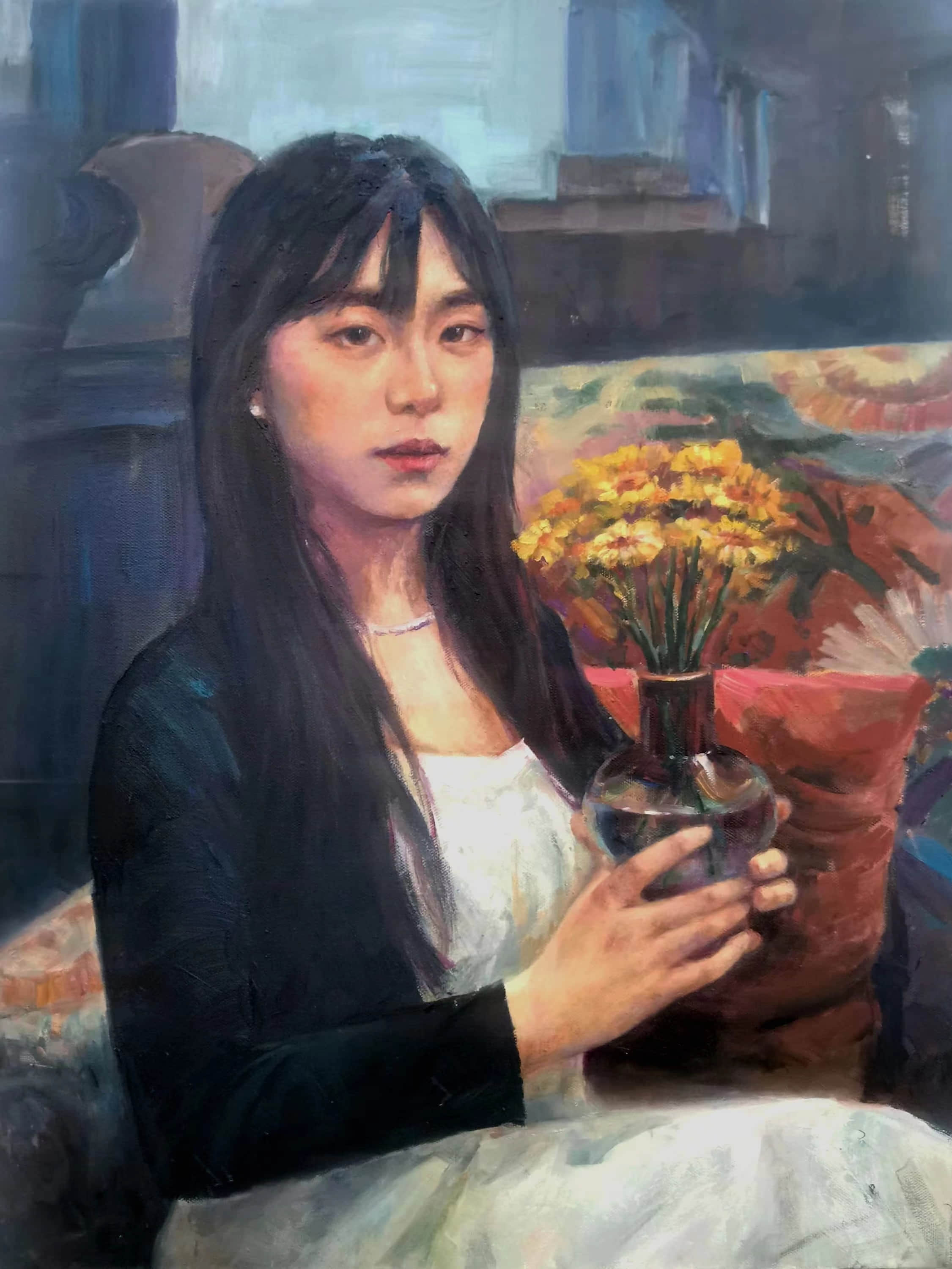 贾倬蕊《花与少女》张怀福 张剑.jpg